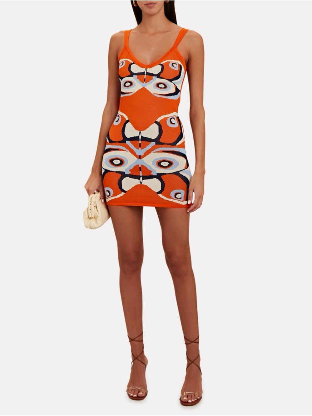 Alexis Never Worn no tags Women's Orange Angeles Butterfly Knit Mini Dress